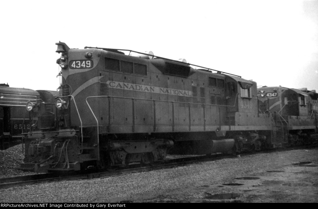 CN GP9 #4349 - Canadian National